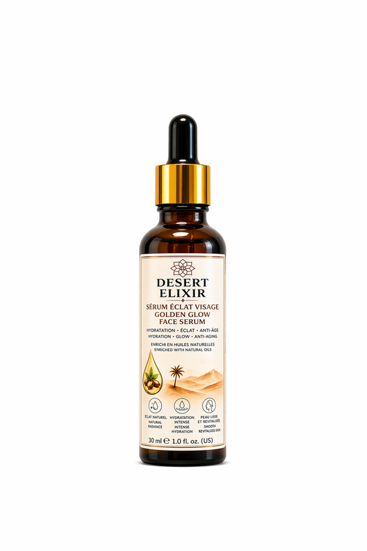 Golden Glow Face Serum for Radiant Skin | Hydrating Anti-Aging Serum 30ml