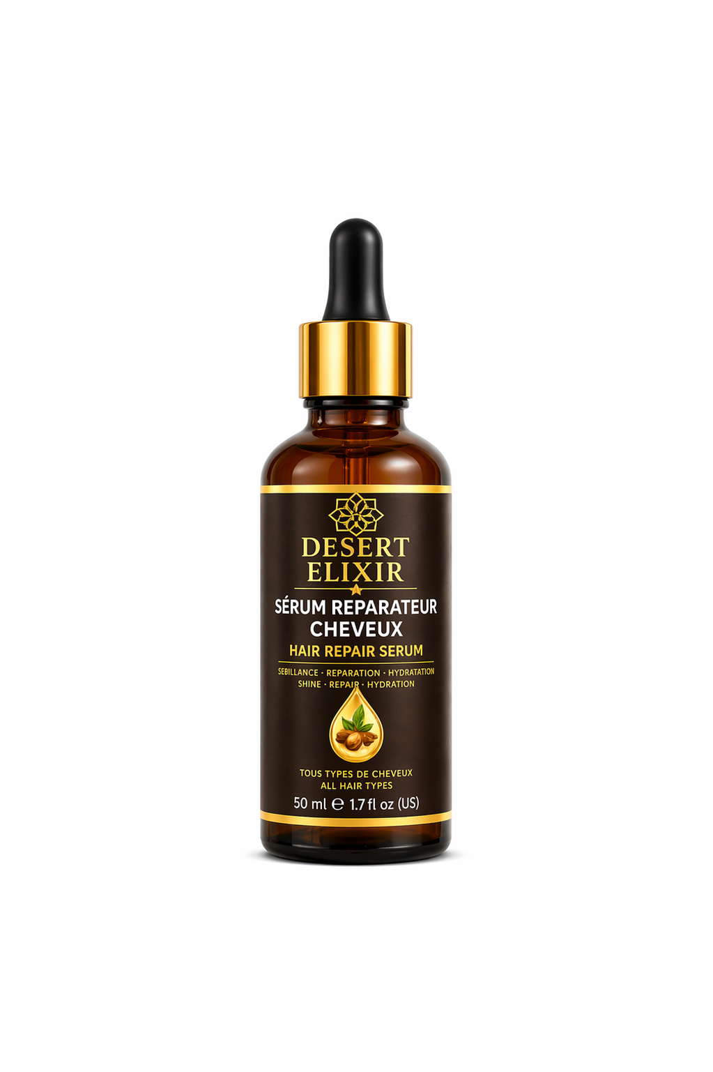 Hair Repair Serum for Dry & Damaged Hair | Anti-Frizz & Shine 50ml